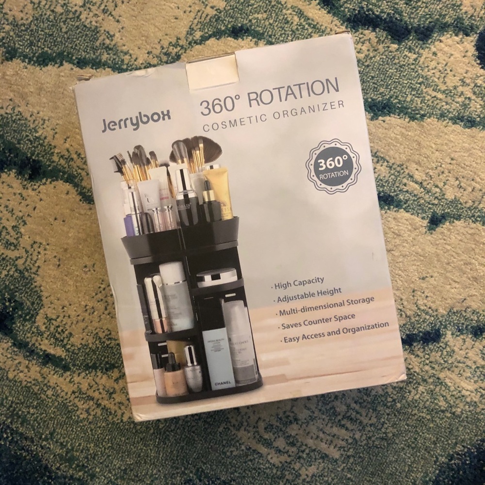 Jerrybox Rotating Organizer Shelf